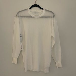 NWT Beck Linen Aritzia Babaton Sweater